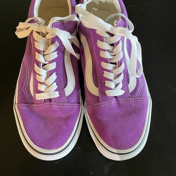 Vans Old Skool Vulcanized Purple Suede Canvas Shoes sneakers UNISEX W 7.5 M 6 - Picture 2 of 9